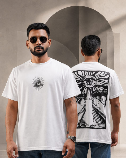 White Omnivision Oversized T-Shirt