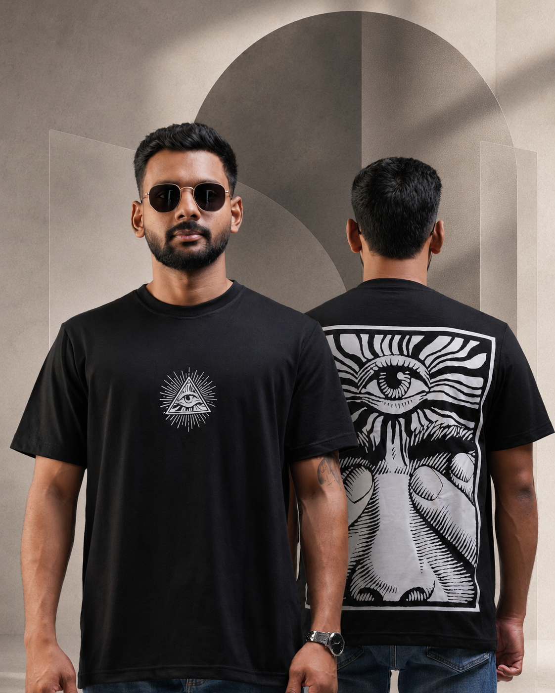 Omnivision Oversized T-Shirt – Black