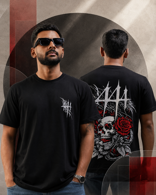 Crimson Rose Oversized T-Shirt