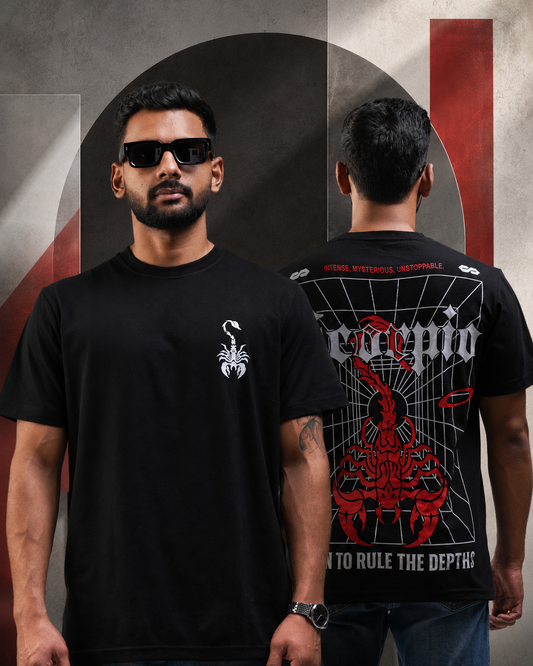 Scorpion Oversized T-Shirt – Black